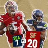 San Francisco 49ers (20) Vs. Seattle Seahawks (7) Third-fourth Quarter Break GIF - Nfl National Football League Football League GIFs