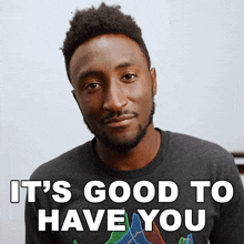 It'S Good To Have You Marques Brownlee GIF - It'S Good To Have You Marques Brownlee I'M Pleased To Have You With Us GIFs