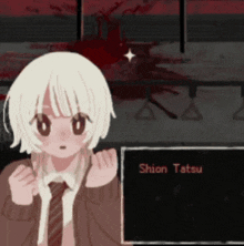 a video game character named shion tatsuya