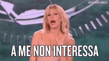 A Me Non Interessa GIF - Non Mi Interessa Alessia Marcuzzi Isola Dei Famosi GIFs