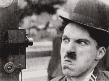 Charlie Chaplin Mean GIF - Charlie Chaplin Mean Mugging GIFs