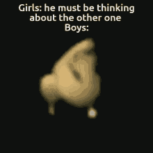 girls and boys girls wlaking chicken