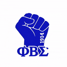 a blue sign that says " blu phi you know " on it