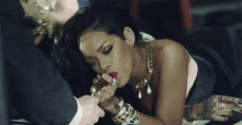 Rihanna + Cigar GIF - Rihanna Cigar Smoke GIFs
