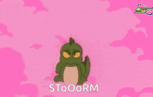 a group of cartoon characters with stooorm written on the bottom right