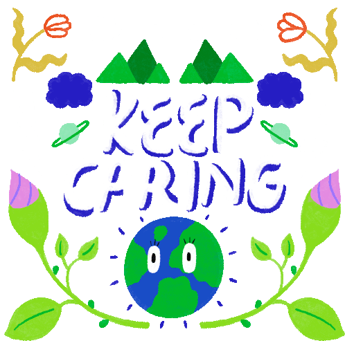 Keep Caring Mother Nature Sticker - Keep Caring Mother Nature Mother Earth Stickers