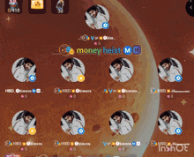 a screenshot of a game called money heist m h