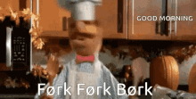 swedish chef fork muppets bork