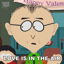 Love Is In The Air Mr Mackey GIF - Love Is In The Air Mr Mackey South Park Cupid Ye GIFs