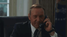 Frank Underwood Kevin Spacey GIF - Frank Underwood Kevin Spacey Calling GIFs