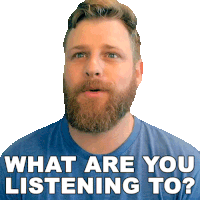 What Are You Listening To Grady Smith Sticker - What Are You Listening To Grady Smith What Music Do You Listen To Stickers