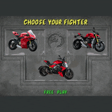 Motorcycle Mortal Kombat GIF - Motorcycle Mortal Kombat Ducati GIFs