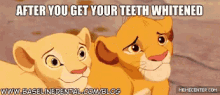 After You Get Your Teeth Whitened GIF - Lion King Simba Smiling GIFs