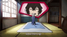 Osamu Dazai Dazai GIF - Osamu Dazai Dazai Good Morning GIFs