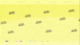 a group of girls are standing in front of a yellow background that says happy factory