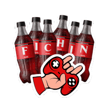 Fichin Cocacola Sticker