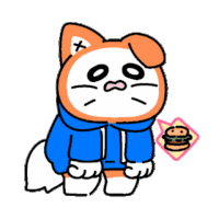 Hungry Hamburgers Sticker
