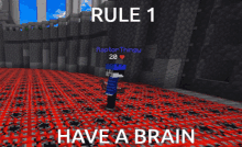 Minecraft Rule Number1 GIF - Minecraft Rule Number1 Dumb GIFs