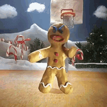 Steph Curry Gingerbread Man GIF - Steph Curry Gingerbread Man Basketball GIFs