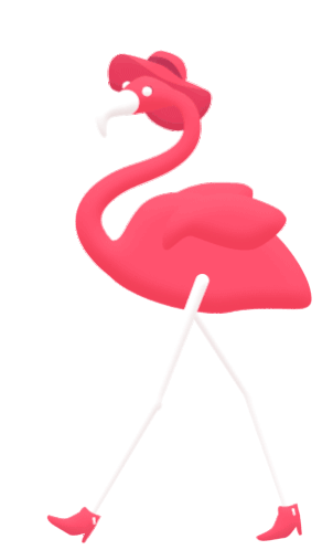 Flamingo Fabulous Sticker - Flamingo Fabulous Walking Stickers