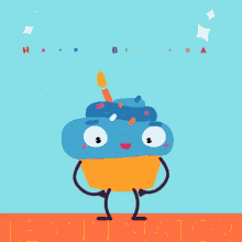 Happy Birthday Cupcake GIF - Happy Birthday Cupcake Hbd GIFs