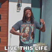 Live This Life Wiz Khalifa GIF - Live This Life Wiz Khalifa Bammer Song GIFs