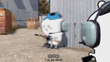 a cartoon character says i am not afraid in chinese