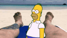 Homer Simpson Nolans Dads Feet GIF - Homer Simpson Nolans Dads Feet GIFs