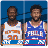 New York Knicks (89) Vs. Philadelphia 76ers (91) Third-fourth Period Break GIF