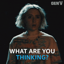 What Are You Thinking Emma GIF - What Are You Thinking Emma Gen V GIFs
