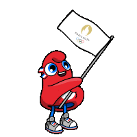 Supporter Flag Olympic Phryge Sticker