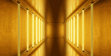 Hallway Yellow GIF - Hallway Yellow Yellow Aesthetic GIFs