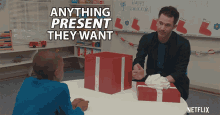 Anything Present They Want Present GIF - Anything Present They Want Present Gift GIFs