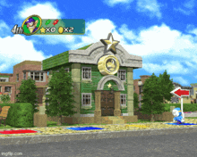 a screenshot of a video game with the number 4th on the top