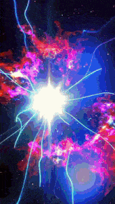 a computer generated image of a galaxy with a star in the center
