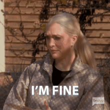 Im Fine Real Housewives Of Beverly Hills GIF - Im Fine Real Housewives Of Beverly Hills Im Okay GIFs