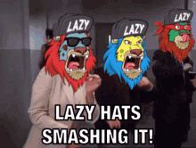 Lazy Hats Lazy Hats Smashing It GIF - Lazy Hats Lazy Hats Smashing It Lhdp Dance GIFs