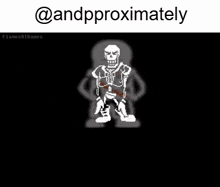 two skeletons are standing next to each other in a video game with the words `` the good memori '' .