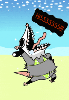 Funny Opossum Cartoon Funny GIF - Funny Opossum Opossum Cartoon Funny GIFs