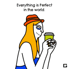 Everything Is Perfect In The World Psl GIF - Everything Is Perfect In The World Psl Pumpkin Spice Latte GIFs
