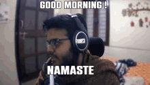 Good Morning Namaste GIF - Good Morning Namaste Shubhanker GIFs