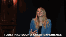 I Just Had Such A Great Experience Brynn Elliott GIF - I Just Had Such A Great Experience Brynn Elliott I Was A Vast Experience GIFs