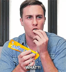 butterfinger what shocked surprised eating