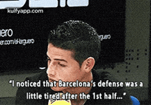 Eroomdageocart"I Noticed That Barcelona'S Defense Was Alittle Tired After The 1st Half...".Gif GIF