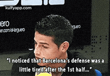 Eroomdageocart"I Noticed That Barcelona'S Defense Was Alittle Tired After The 1st Half...".Gif GIF - Eroomdageocart"I Noticed That Barcelona'S Defense Was Alittle Tired After The 1st Half..." Hair Head GIFs