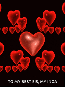 Floating Hearts Heart GIF