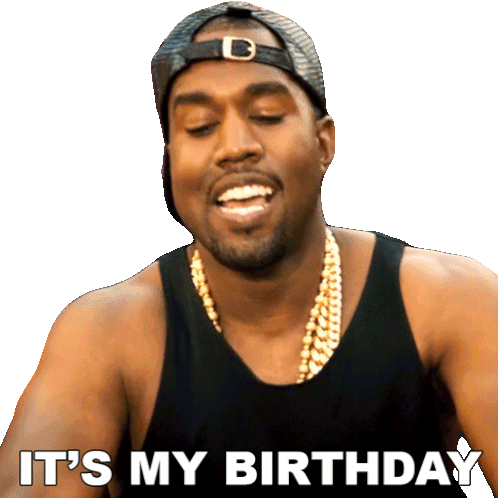 It'S My Birthday Kanye West Sticker
