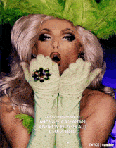 a woman wearing green gloves with the words executive produced by michael callahan andrew fitzgerald laura ling