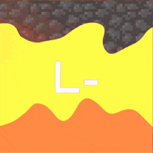 the letter l is on the yellow background