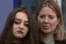 Abi Winking And Nina Giving A Dirty Look Coronation Street GIF - Abi Winking And Nina Giving A Dirty Look Coronation Street Corrie GIFs